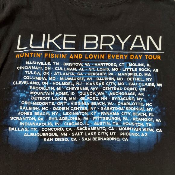 Luke Bryan Shirt Mens Large Country Music Tour Tee Short Sleeve - Picture 3 of 7